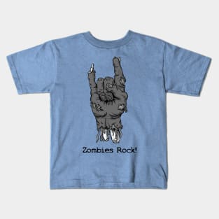 Zombies Rock! Kids T-Shirt